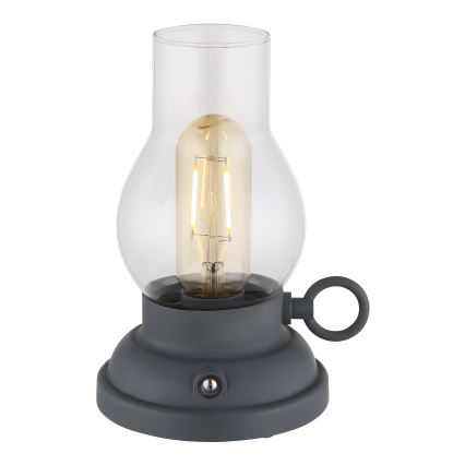 Globo - LED Dimbart uppladdningsbart touchbordslampa LED/1W/3,7V 1200 mAh antracit