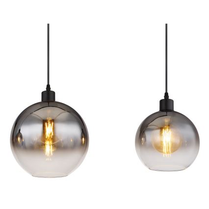 Globo - Pendellampa med kabel 3xE27/60W/230V