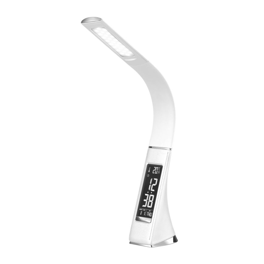 Globo - Dimmbar beröringsstyrd LED-bordslampa med display LED/6,5W/230V 3000/4500/5800K vit