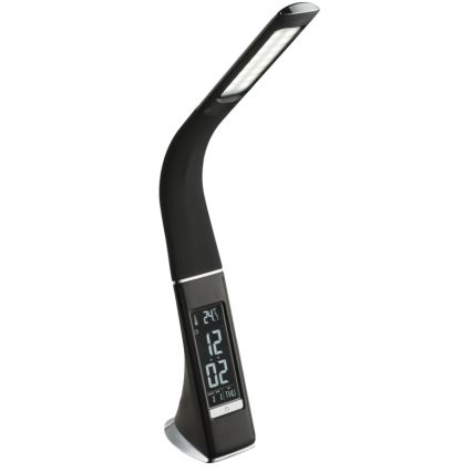 Globo - Dimmbar LED-bordslampa, beröringsstyrd med display LED/6,5W/230V 3000/4500/5800K svart