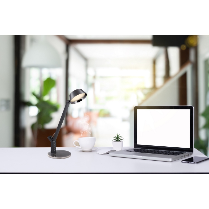 Globo 58422B - LED Dimbar Bordslampa URSINO LED/8W/230V