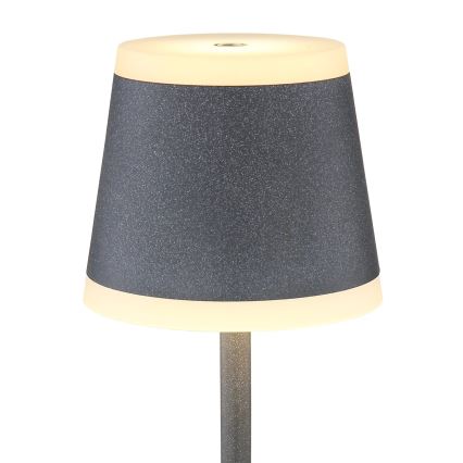 Globo - LED Dimbart uppladdningsbart touchbordslampa LED/4,6W/3,7V 3000K 1800mAh grå IP54