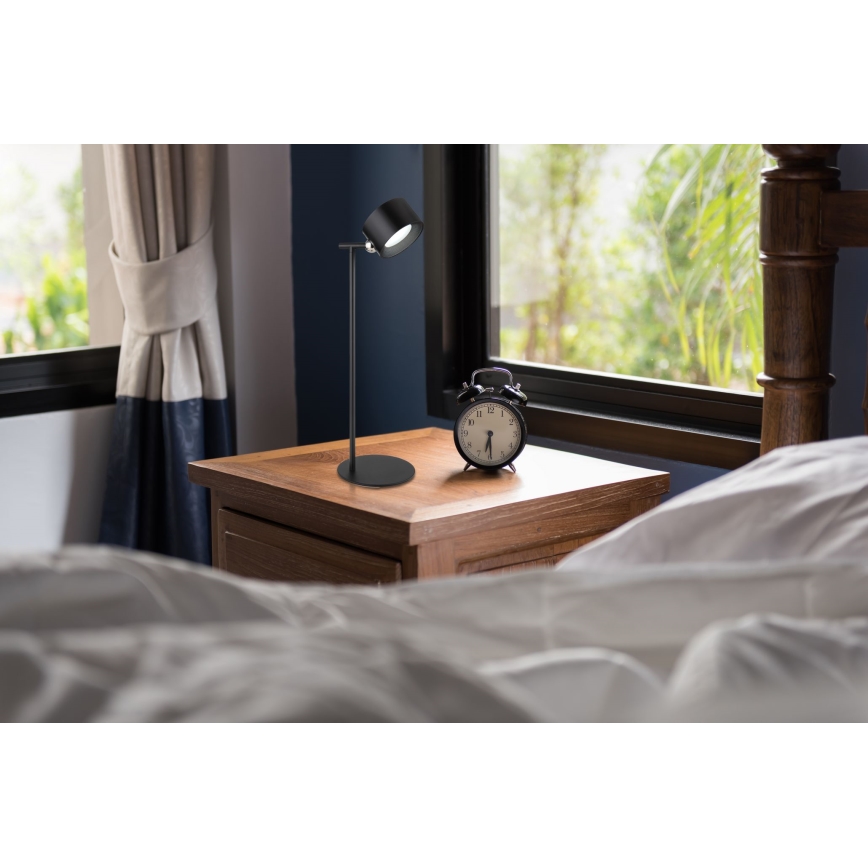 Globo - LED dimbar touchbordslampa 4-i-1 LED/4W/5V 3000/4000/5000K 1200 mAh svart