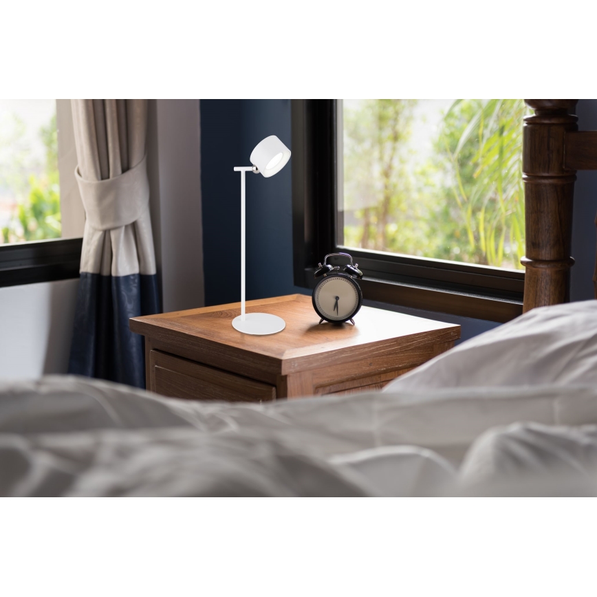 Globo - LED dimbar touchbordslampa 4-i-1 LED/4W/5V 3000/4000/5000K 1200 mAh vit