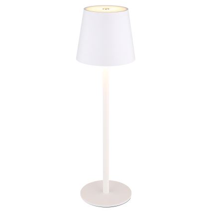 Globo - LED Ljusreglerad beröring utomhus lampa LED/3W/3,7V IP44 1800 mAh USB vit