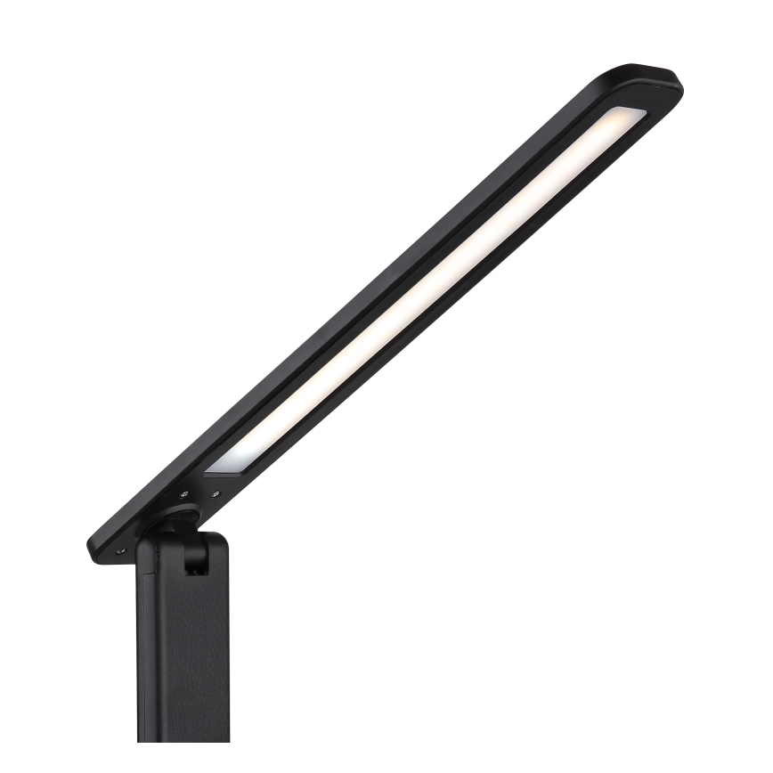Globo - LED beröringsstyrd, dimbar och uppladdningsbar bordslampa LED/4W/5V 2700/4000/6500K 1800 mAh svart