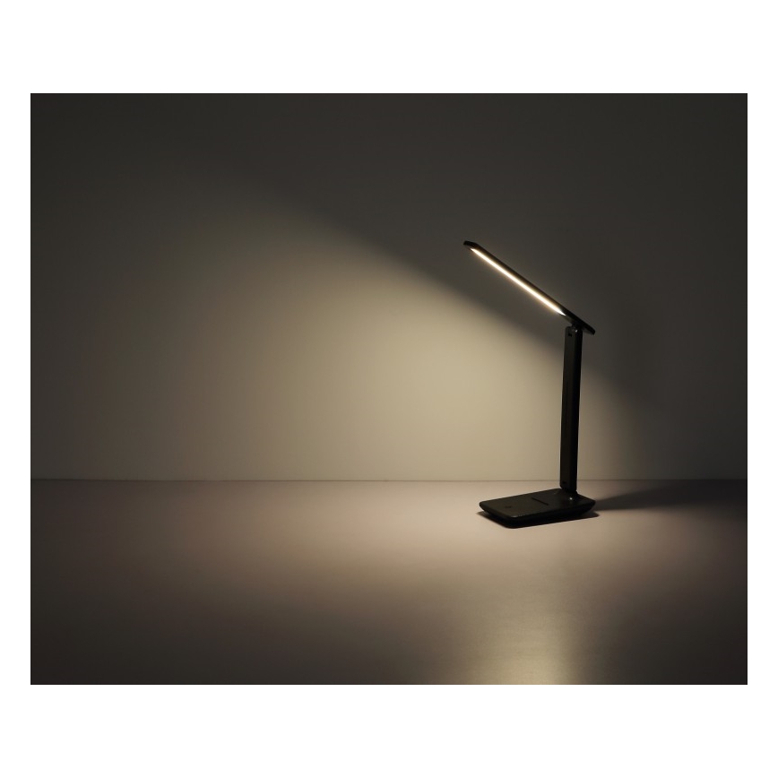 Globo - LED beröringsstyrd, dimbar och uppladdningsbar bordslampa LED/4W/5V 2700/4000/6500K 1800 mAh svart