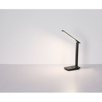 Globo - LED beröringsstyrd, dimbar och uppladdningsbar bordslampa LED/4W/5V 2700/4000/6500K 1800 mAh svart