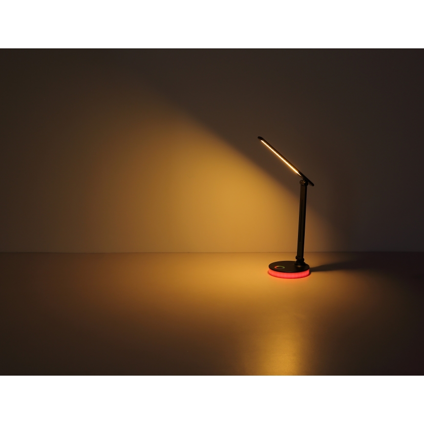 Globo - LED RGBW Dimbar touchbordslampa LED/5W/230V + LED/2W 2700K/4000K/6500K svart