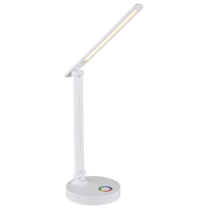 Globo - LED RGBW Dimbar touchbordslampa LED/5W/230V + LED/2W 2700K/4000K/6500K vit