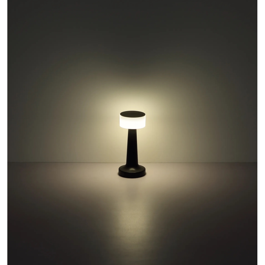 Globo - LED dimbar touchbordslampa LED/1W/3,7V 2700K/4000K/6500K 800 mAh USB svart