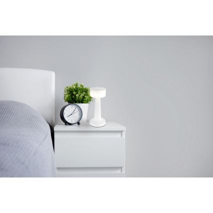 Globo - LED dimbar touchbordslampa LED/1W/3,7V 2700K/4000K/6500K 800 mAh USB vit