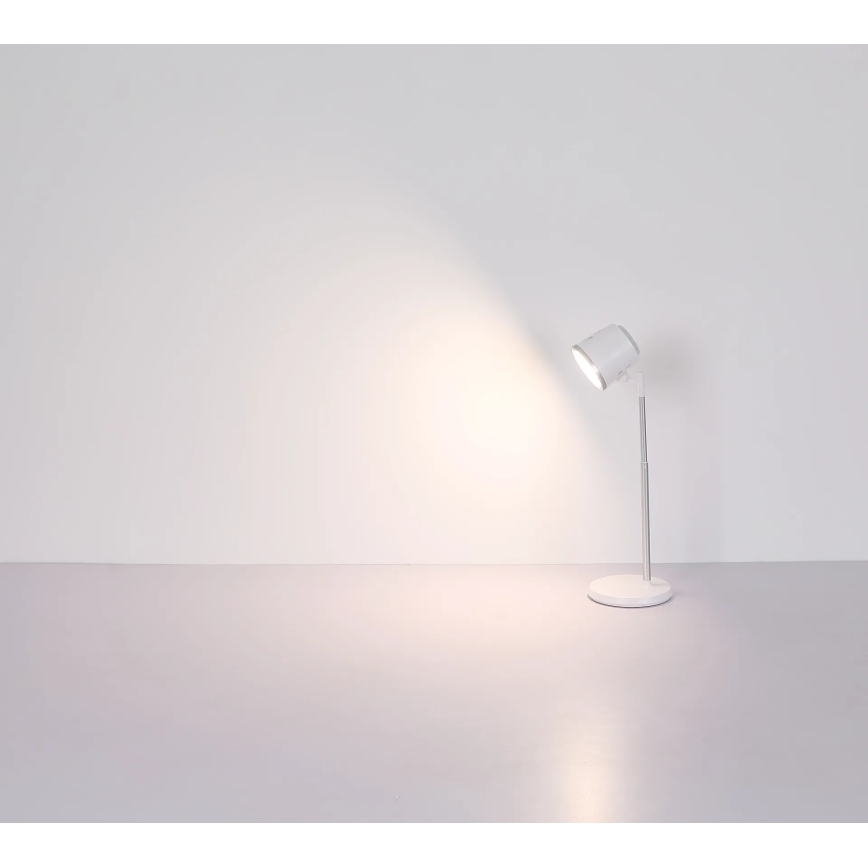 Globo - LED dimbar touchbordslampa 4-i-1 LED/6W/3,7V 3000K/4000K/6500K 1500 mAh USB vit