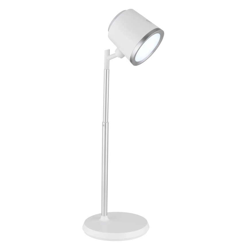 Globo - LED dimbar touchbordslampa 4-i-1 LED/6W/3,7V 3000K/4000K/6500K 1500 mAh USB vit