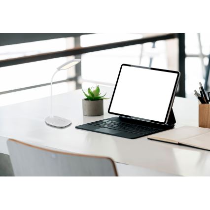 Globo - LED ljusreglerad bordslampa touch LED/9W/230V 3000K/4000K/6500K CRI 90 vit