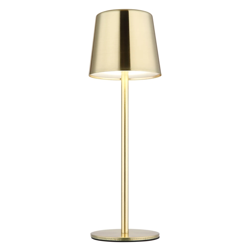 Globo - LED-dimmbar, beröringsstyrd, uppladdningsbar bordslampa LED/2W/3,7V 3000/4000/6000K 2200 mAh guldfärgad