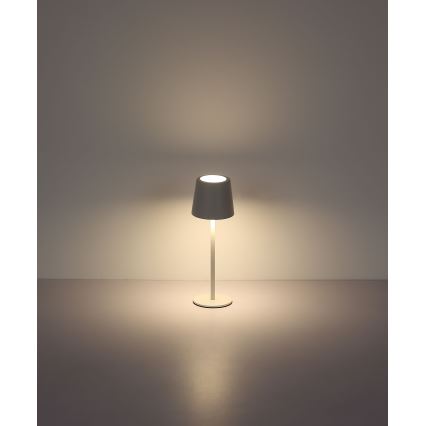 Globo - LED dimbar utomhus bordslampa med touch LED/2W/5V 3000/4000/6000K 2200 mAh IP44 vit
