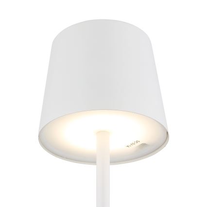 Globo - LED dimbar utomhus bordslampa med touch LED/2W/5V 3000/4000/6000K 2200 mAh IP44 vit