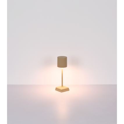 Globo - LED-dimmbar beröringsstyrd uppladdningsbar bordslampa LED/1,5W/5V 2200 mAh beige