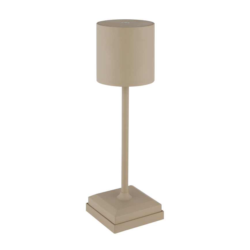 Globo - LED-dimmbar beröringsstyrd uppladdningsbar bordslampa LED/1,5W/5V 2200 mAh beige