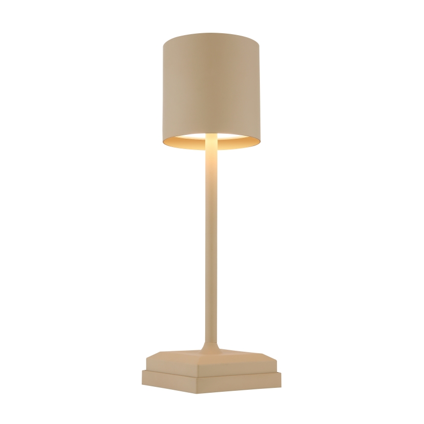 Globo - LED-dimmbar beröringsstyrd uppladdningsbar bordslampa LED/1,5W/5V 2200 mAh beige