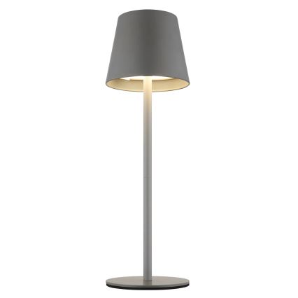 Globo - LED Dimbar beröringsstyrd uppladdningsbar utomhusbordslampa 3-i-1 LED/3W/5V 3000/4000/5000K IP54 1800 mAh grå