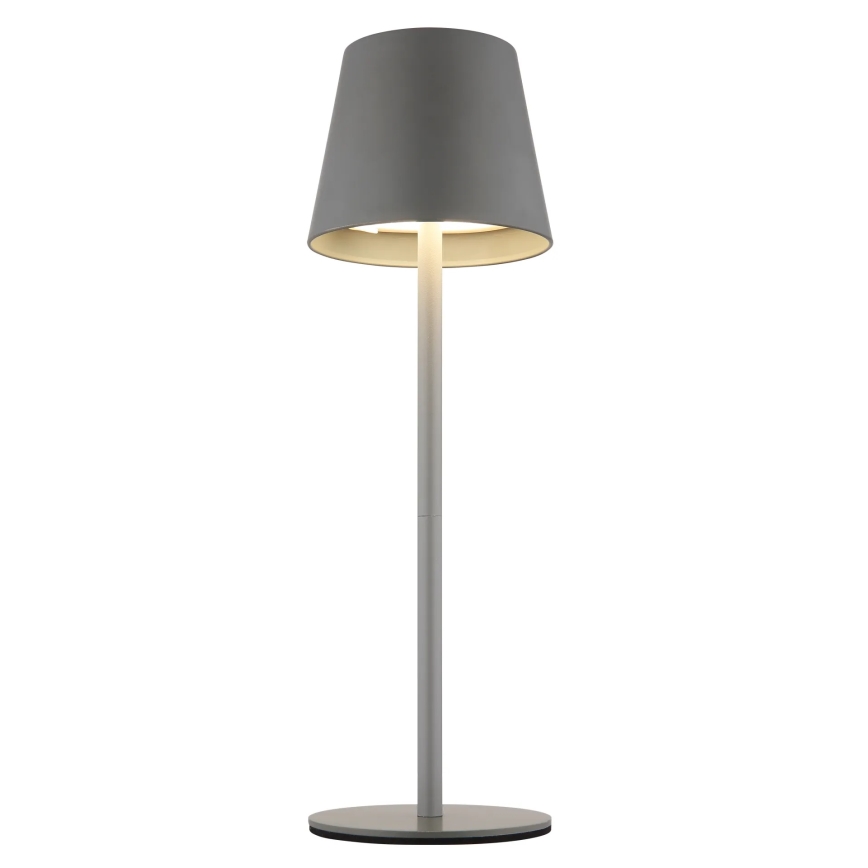 Globo - LED Dimbar beröringsstyrd uppladdningsbar utomhusbordslampa 3-i-1 LED/3W/5V 3000/4000/5000K IP54 1800 mAh grå