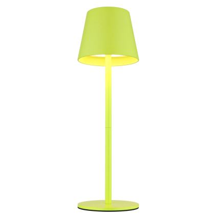Globo - Dimbar, beröringsstyrd, uppladdningsbar bordslampa för utomhusbruk 3 i 1 LED/3W/5V 3000/4000/5000K IP54 1800 mAh grön