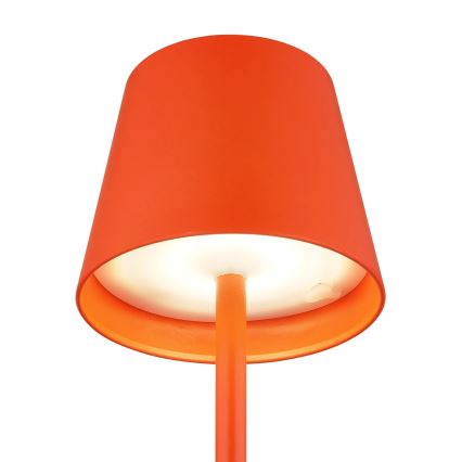 Globo - LED-dimmbar beröringsstyrd uppladdningsbar utomhusbordslampa 3-i-1 LED/3W/5V 3000/4000/5000K IP54 1800 mAh röd