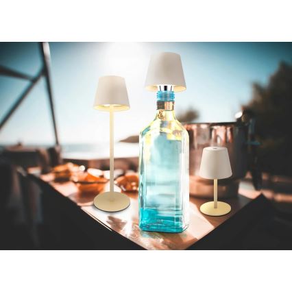 Globo - Dimbar, beröringsstyrd, uppladdningsbar utomhusbordslampa LED/3W/5V 3000/4000/5000K IP54 1800 mAh