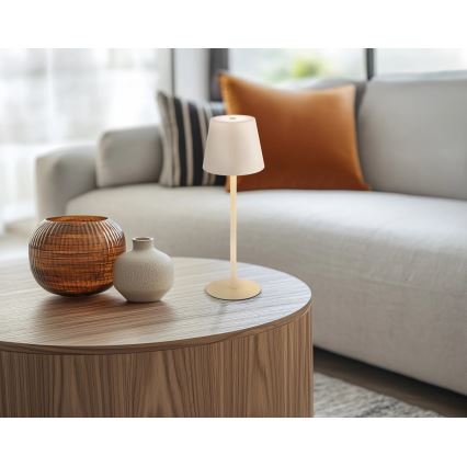 Globo - Dimbar, beröringsstyrd, uppladdningsbar utomhusbordslampa LED/3W/5V 3000/4000/5000K IP54 1800 mAh