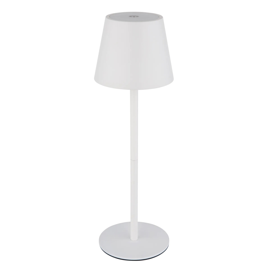 Globo - LED dimbar beröringsstyrd uppladdningsbar utomhusbordslampa 3-i-1 LED/3W/5V 3000/4000/5000K IP54 1800 mAh vit