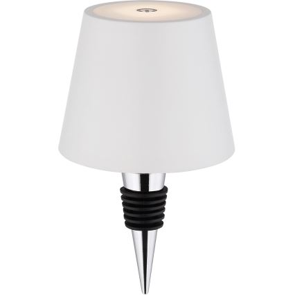 Globo - LED dimbar beröringsstyrd uppladdningsbar utomhusbordslampa 3-i-1 LED/3W/5V 3000/4000/5000K IP54 1800 mAh vit
