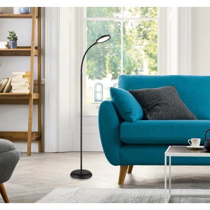 Globo - LED dimmbar beröringsstyrd golvlampa LED/8W/230V 2700K/4000K/6500K svart