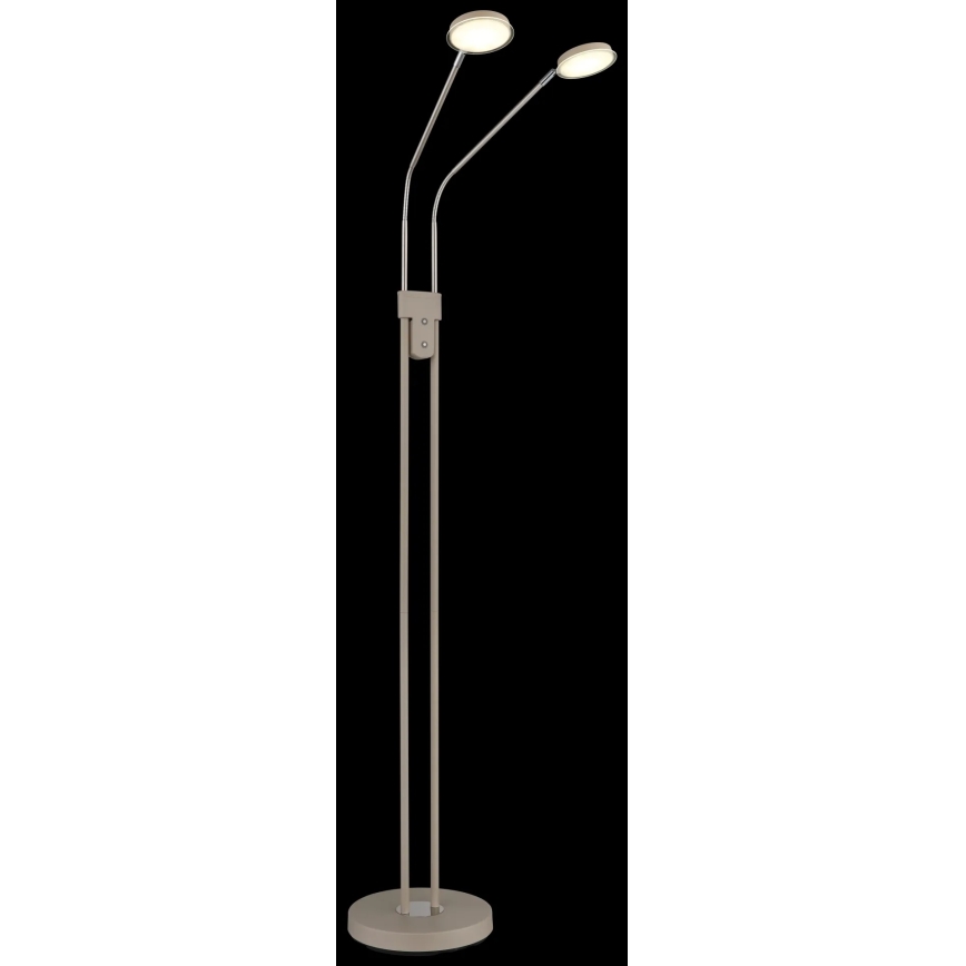 Globo - Dimbar LED-golvlampa 2xLED/6,5W/230V 2700/3350/4000K beige