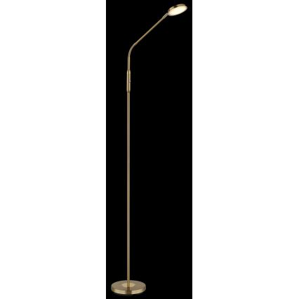 Globo - LED-dimmbar beröringsstyrd golvlampa LED/6,5W/230V 2700/3350/4000K mässing