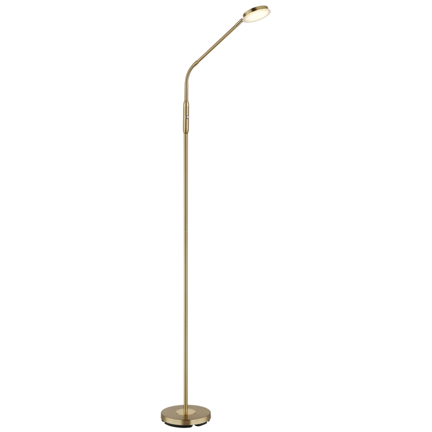 Globo - LED-dimmbar beröringsstyrd golvlampa LED/6,5W/230V 2700/3350/4000K mässing