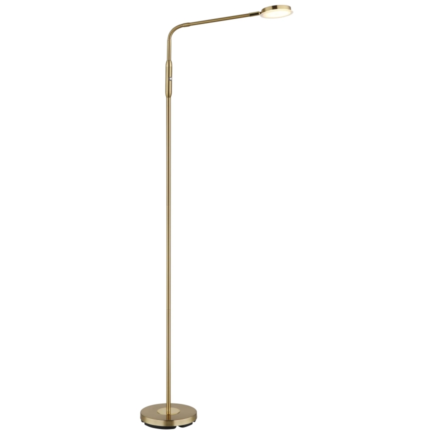 Globo - LED-dimmbar beröringsstyrd golvlampa LED/6,5W/230V 2700/3350/4000K mässing