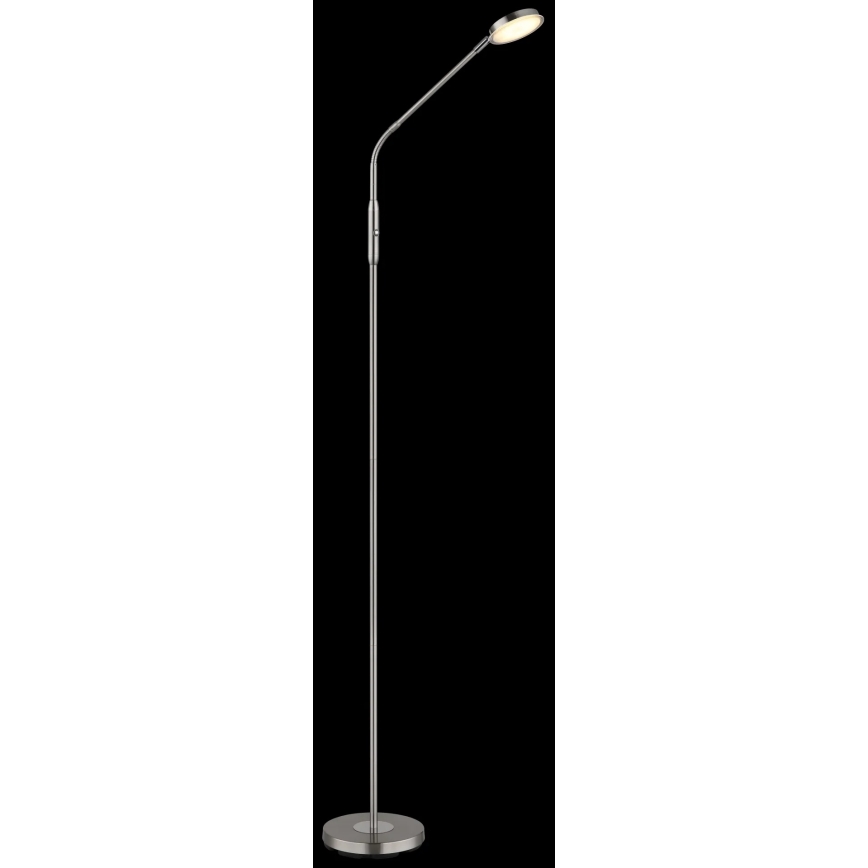 Globo - LED-dimmbar beröringsstyrd golvlampa LED/6,5W/230V 2700/3350/4000K matt krom