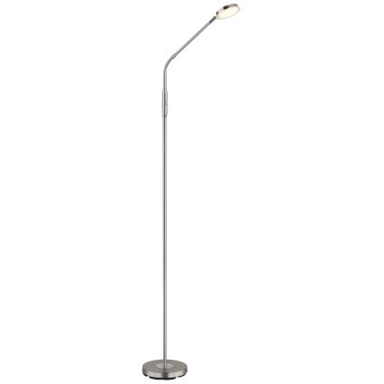 Globo - LED-dimmbar beröringsstyrd golvlampa LED/6,5W/230V 2700/3350/4000K matt krom
