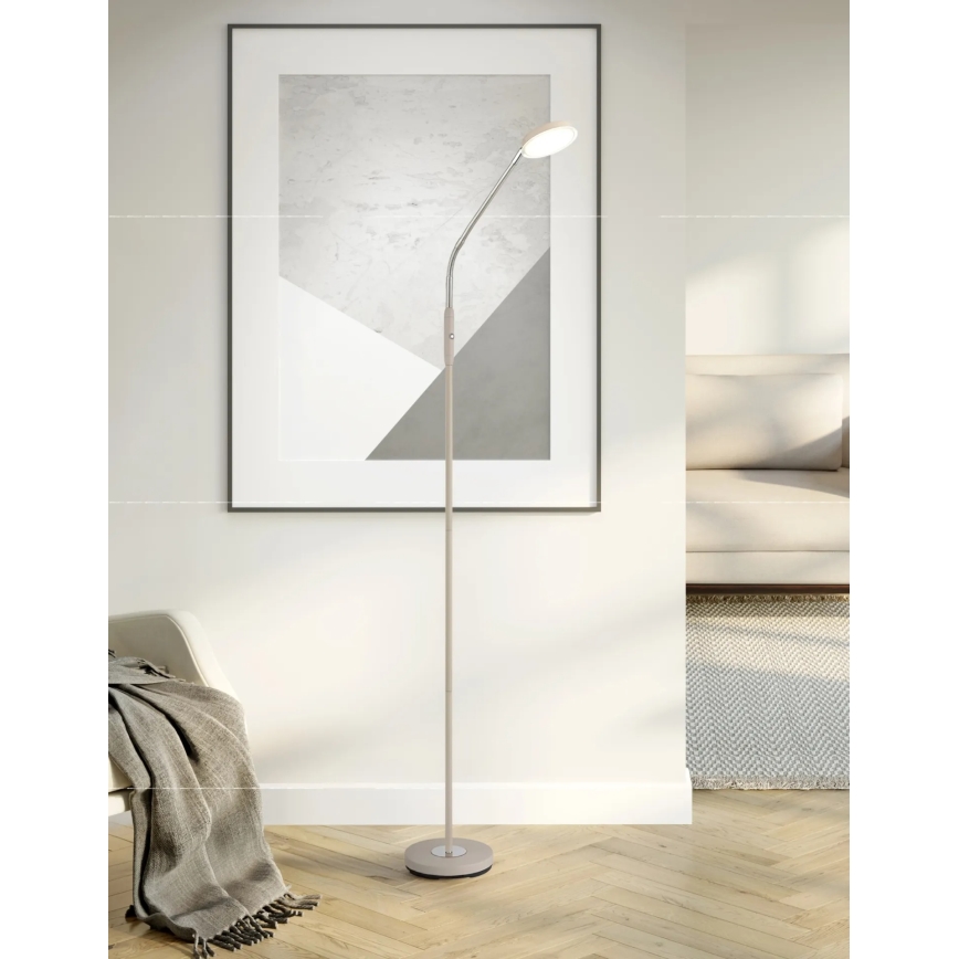 Globo - Touchstyrd dimbar LED-golvlampa LED/6,5W/230V 2700/3350/4000K beige