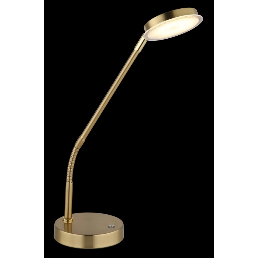 Globo - LED Dimbar beröringsstyrd bordslampa LED/6,5W/230V 2700/3350/4000K mässing