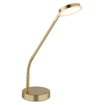 Globo - LED Dimbar beröringsstyrd bordslampa LED/6,5W/230V 2700/3350/4000K mässing