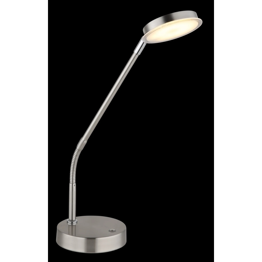 Globo - Dimmbar beröringsstyrd bordslampa LED/6,5W/230V 2700/3350/4000K matt krom