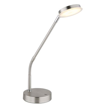 Globo - Dimmbar beröringsstyrd bordslampa LED/6,5W/230V 2700/3350/4000K matt krom