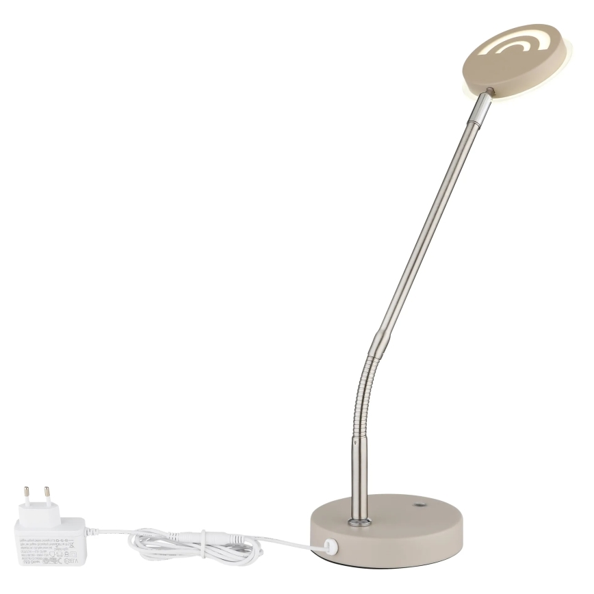 Globo - Dimmbar LED-beröringsstyrd bordslampa LED/6,5W/230V 2700/3350/4000K beige