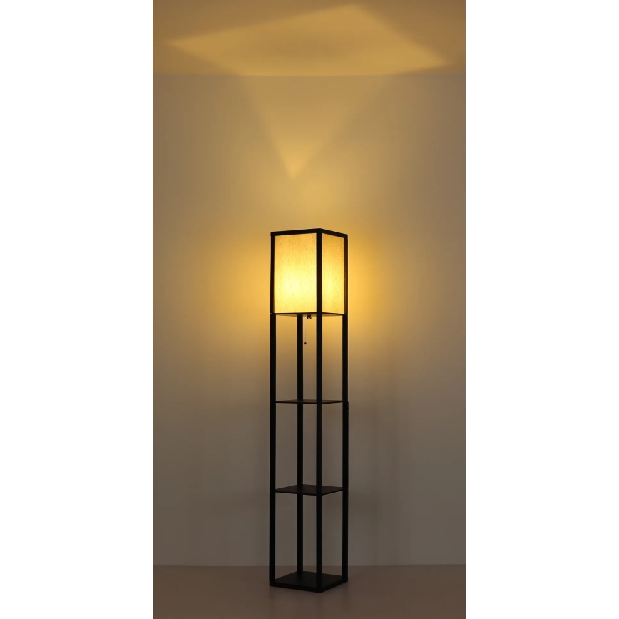 Globo - Golvlampa 1xE27/60W/230V svart