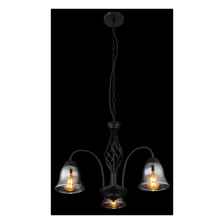 Globo - Ljuskrona på kedja 3xE27/60W/230V