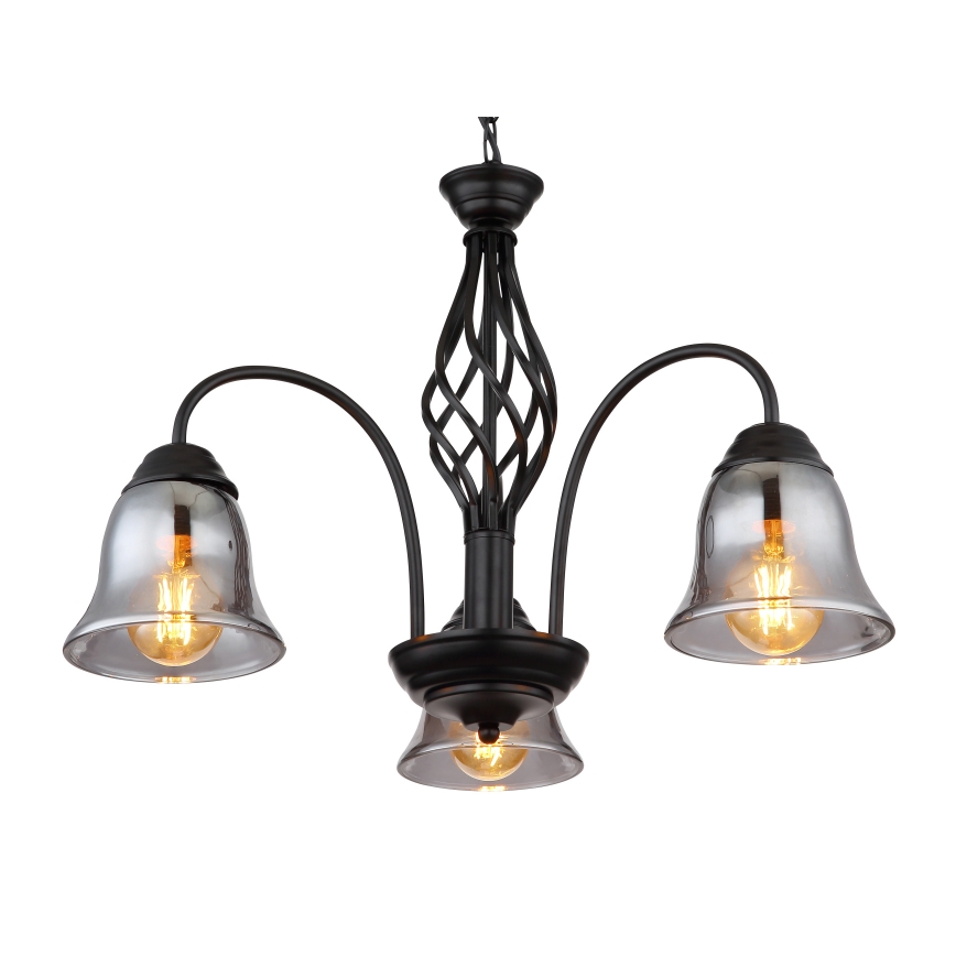 Globo - Ljuskrona på kedja 3xE27/60W/230V