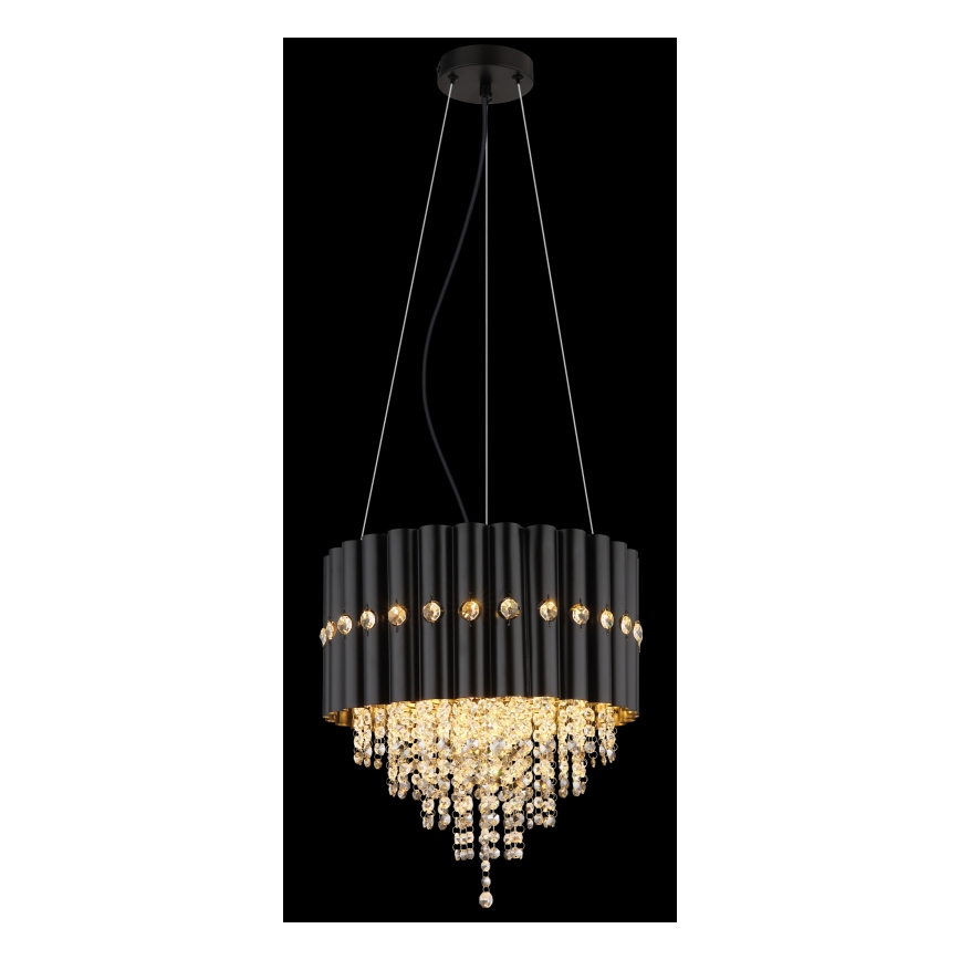 Globo - Ljuskrona med textilsladd 3xE27/40W/230V diameter 40 cm